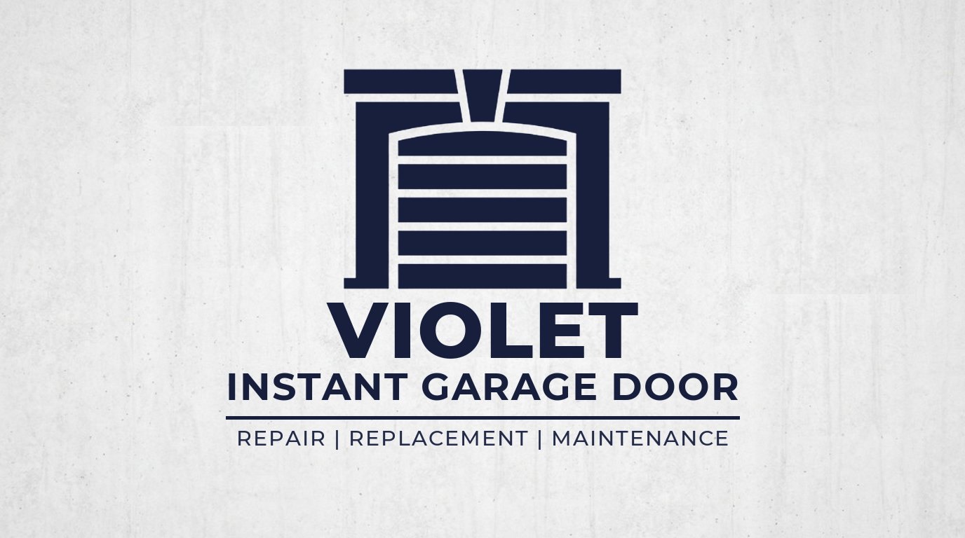 Violet Instant Garage Door Logo